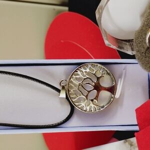 Silver Tree Pendant Necklace